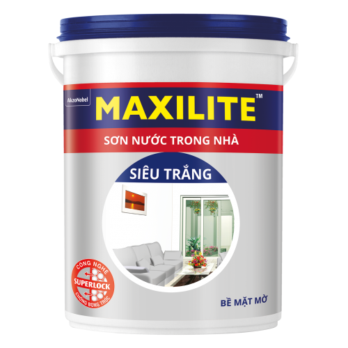 Sơn Nước Trong Nhà Maxilite Siêu Trắng