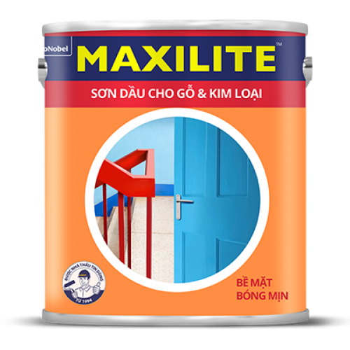 Sơn Dầu Cho Gỗ & Kim Loại Maxilite A360 - Lon 0,45L